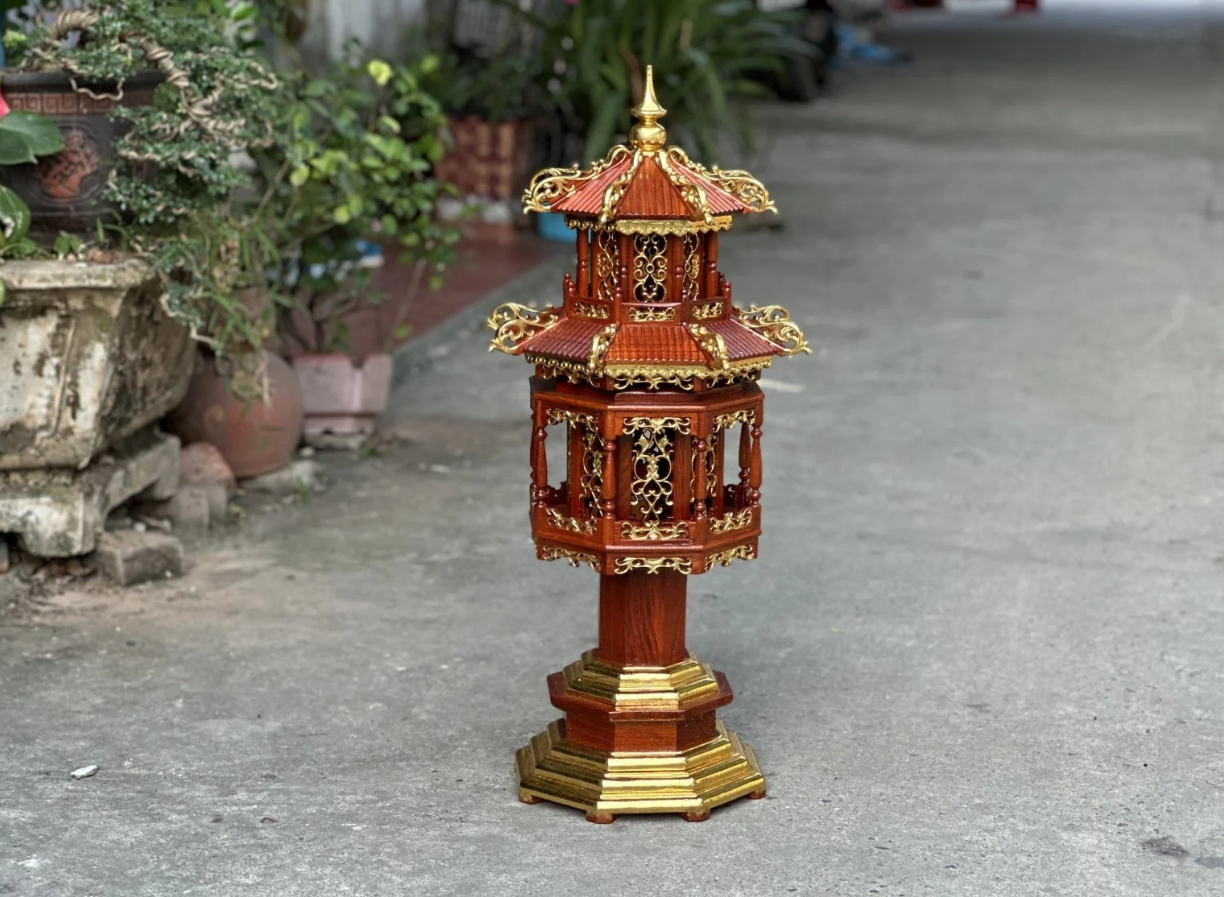 Đèn thờ mái chùa loại hai mái